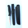 Teaca neagra din piele naturala pentru cutite Morakniv