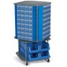 CKD.13 Stand mobil 136 cutii organizare / depozitare piese