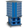 CKD.14 Stand mobil 80 cutii organizare / depozitare piese
