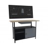 Set atelier banc de lucru & panou perforat cu accesorii FAM XXL 1200mm, 7 piese
