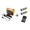 SB8 Set lanterna Armytek Barracuda Pro - White cu acumulatori Armytek 18650 Li-Ion 3200 mAh, fara protectie si incarcator