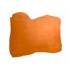 Piele naturala intoarsa / velur, portocaliu tangerine
