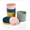 Set 4 cani mici cu capac MyCup´n Lid Short BIO,  LIGHT MY FIRE