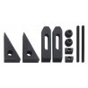 Set fixare piese frezare in trepte 10 piese