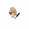 Set 5 blocuri din lemn de tei pentru cioplit cu 50 ml ulei tung + cutit Morakniv sculptura basic