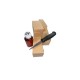 Set 5 blocuri de lemn de cires pentru cioplit cu 50 ml ulei in + cutit Morakniv sculptura basic