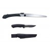 CBS136 Set cutit Morakniv Bushcraft Black SRT si fierastrau bushcraft Tajima