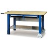 1500-9 Banc de lucru mobil 1500mm cu blat din lemn