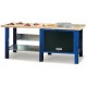 Banc de lucru 2000 mm cu blat din lemn