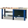 2000-18 Banc de lucru 2000 mm cu blat din lemn 30 mm
