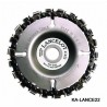LANCELOT Disc sculptura lemn pt polizor Ø100 mm, 22 dinti