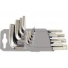 Set chei hexagonale WGB 1,5-10 mm, 9 piese, crom-vanadiu