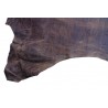 O56 Piele vegetala, tip pull-up, tabacita cu crom, maro, cu grosimea de 1.0-1.3 mm