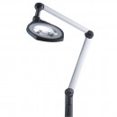 Lampa de lucru profesionala LENSLED II cu lupa, cu braț articulat reglabil, cu lentila bifocala