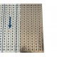 Panou perforat vertical  din INOX,  500x1000 mm cu set 40 carlige metalice/plastic