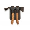 Set AX1 si AX2 cu suport din piele pentru două scule Beavercraft