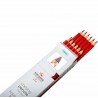 Set 5 creioane chimice speciale pentru transfer pe busteni sau de tamplarie KOH-I-NOOR ROSU