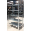 Raft 8 polițe din tablă zincată, 1000x350x2700