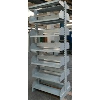 Raft metalic de bibliotecă, 900x300x2200