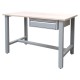 Banc de lucru cu caseta si 1 sertare, 1200x600x850