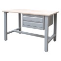 Banc de lucru cu caseta si 2 sertare