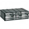 401 Cutii cu sertare transparente 192x148x63mm