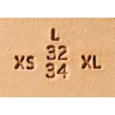 8166-00 Set stante embosare piele litere si cifre masurii.