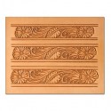 76623-00 Sablon pielarie "Floral" pentru curele Tandy Leather