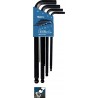 Set chei locas hexagonal lungi cu cap sferic 1,5-10,0 mm /9 piese