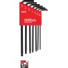 Set chei locas hexagonal cu cap sferic 5/64"-3/16"/ 7 piese