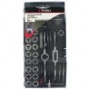 Set tarozi si filiere M3-M12 cu accesorii 39 piese  TIVOLY