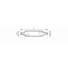 Burghie de centrare HSS, 1-6.3mm